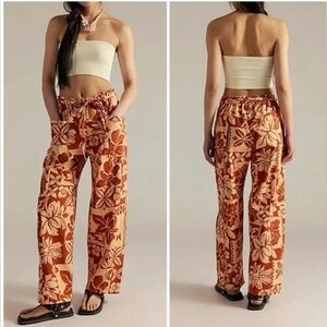 FREE PEOPLE x We The Free Mirage Printed Pull-On Jeans size small